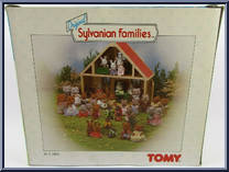 Gray Rabbits from Original Sylvanian Families - Basic Series manufactured by Tomy [Back]