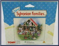 Table and Chairs from Original Sylvanian Families - Basic Series manufactured by Tomy [Back]