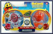 Spiral & Clyde from Pac-Man and the Ghostly Adventures - Pac Panic Spinners manufactured by Bandai [Front]