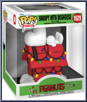 Snoopy with Doghouse (Deluxe) from Peanuts - Pop! Vinyl Figures manufactured by Funko [Front]
