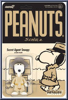 Snoopy (Secret Agent) from Peanuts - Wave 5 manufactured by Super7 [Front]