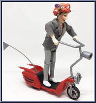 Pee-Wee Herman with Scooter Action Figure