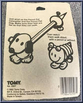 Caterpillar from Pencil Pets - Wind-Ups manufactured by Tomy [Back]