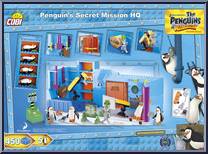Penguin's Secret Mission HQ (450 Pieces) from Penguins of Madagascar - Basic Series manufactured by Cobi [Back]