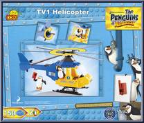 TV1 Helicopter from Penguins of Madagascar - Basic Series manufactured by Cobi [Back]