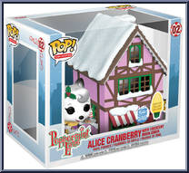 Alice Cranberry (with Crescent Moon Diner) (Town Christmas) from Peppermint Lane - Pop! Vinyl Figures manufactured by Funko [Front]