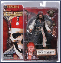 Jack Sparrow (No Coat) from Pirates of the Caribbean - Curse of the Black Pearl - Series 2 manufactured by Neca [Front]
