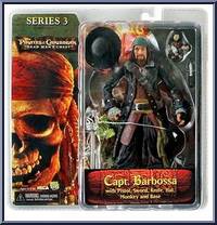 Captain Barbossa from Pirates of the Caribbean - Dead Man's Chest - Series 3 manufactured by Neca [Front]