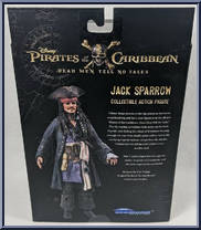Jack Sparrow from Pirates of the Caribbean - Dead Men Tell No Tales - Basic Series manufactured by Diamond Select [Back]
