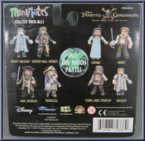Young Jack Sparrow / Salazar from Pirates of the Caribbean - Dead Men Tell No Tales - Minimates manufactured by Diamond Select [Back]