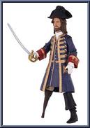 Captain Barbossa from Pirates of the Caribbean - On Stranger Tides - [4" Scale] - Series 2 manufactured by Jakks Pacific [Loose]