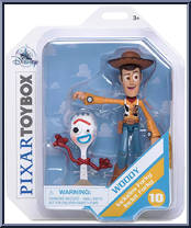 Woody and Forky from Pixar Toybox - Basic Series manufactured by Disney [Front]