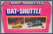 Bat-Shuttle from Pocket Super Heroes - Accessories manufactured by Mego [Back]