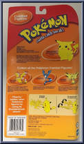 Pikachu from Pokemon - Combat Figures manufactured by Hasbro [Back]