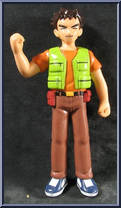 Vulpix and Trainer Brock from Pokemon - Basic Series manufactured by Hasbro [Loose]