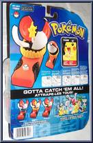 Pikachu (Battle Spinner) from Pokemon - Basic Series manufactured by Jakks Pacific [Back]