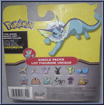 Vaporeon from Pokemon - Mini manufactured by Jakks Pacific [Back]