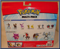 Snorlax / Marowax / Pikachu from Pokemon - Multi-Pack manufactured by Jazwares [Back]