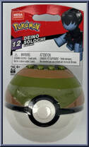 Deino (Solochi) from Pokemon - Poke Ball - Series 12 manufactured by Mega Brands [Front]