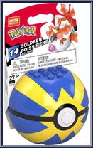 Goldeen (Poissirene) from Pokemon - Poke Ball - Series 14 manufactured by Mega Brands [Front]