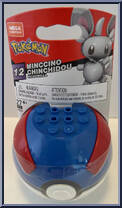 Minccino (Chinchidou) from Pokemon - Poke Ball - Series 12 manufactured by Mega Brands [Front]
