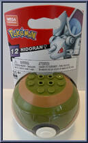 Nidoran from Pokemon - Poke Ball - Series 12 manufactured by Mega Brands [Front]