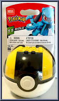 Riolu from Pokemon - Poke Ball - Series 11 manufactured by Mega Brands [Front]