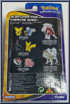 Salandit vs Pikachu from Pokemon - Basic Series manufactured by Tomy [Back]