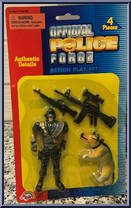 Official Police Force Action Play Set Action Figure