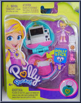 Blue Heart from Polly Pocket - Polly Stick manufactured by Mattel [Front]