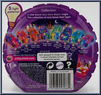 Glowin' Pink from Polly Pocket - Polly Wheels manufactured by Mattel [Back]