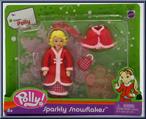 Polly from Polly Pocket - Sparkly Snowflakes manufactured by Mattel [Front]