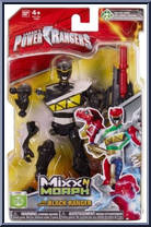 Dino Charge Black Ranger from Power Rangers Dino Charge - Mixx N Morph manufactured by Bandai [Front]