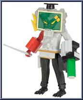 Villain Professor Strickler from Power Rangers Dino Super Charge - Villains manufactured by Bandai [Loose]