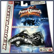 Black Raptor Cycle Action Figure