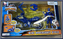 Blue Hovercraft Cycle from Power Rangers Dino Thunder - Cycles manufactured by Bandai [Front]