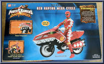 Deluxe Red Raptor Mega Cycle from Power Rangers Dino Thunder - 12" Scale manufactured by Bandai [Back]
