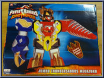 Jumbo Thundersaurus Megazord from Power Rangers Dino Thunder - Box Sets manufactured by Bandai [Back]