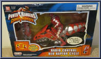 Radio Control Red Raptor Cycle Action Figure