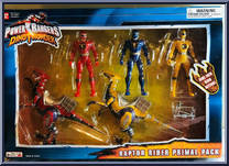 Raptor Rider Primal Pack from Power Rangers Dino Thunder - Box Sets manufactured by Bandai [Front]