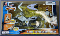 White Hovercraft Cycle from Power Rangers Dino Thunder - Cycles manufactured by Bandai [Front]