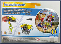 Battle Armor Yellow Ranger from Power Rangers - Battle Armor manufactured by Fisher-Price [Back]