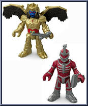 Goldar & Lord Zedd from Power Rangers - Figure Packs manufactured by Fisher-Price [Loose]