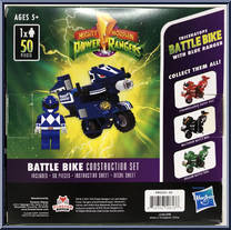Triceratops Battle Bike with Blue Ranger from Power Rangers - Battle Bikes manufactured by Forever Clever [Back]