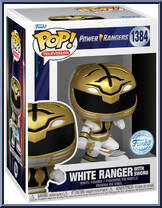 White Ranger (with Sword) from Power Rangers - Pop! Vinyl Figures manufactured by Funko [Front]