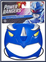 Mighty Morphin Blue Ranger Mask from Power Rangers - Role Play manufactured by Hasbro [Front]