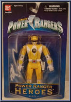 Auto Morphin Trini the Yellow Ranger from Power Rangers Heroes - Series  2 manufactured by Bandai [Front]