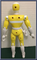 Yellow Astro Armor Ranger from Power Rangers in Space - Astro Armor manufactured by Bandai [Loose]