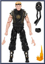 Morphed Johnny Lawrence Black Boar Ranger from Power Rangers Lightning Collection - Cobra Kai manufactured by Hasbro [Loose]
