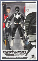 Mighty Morphin Black Ranger (Adam Park) from Power Rangers Lightning Collection - Mighty Morphin manufactured by Hasbro [Front]